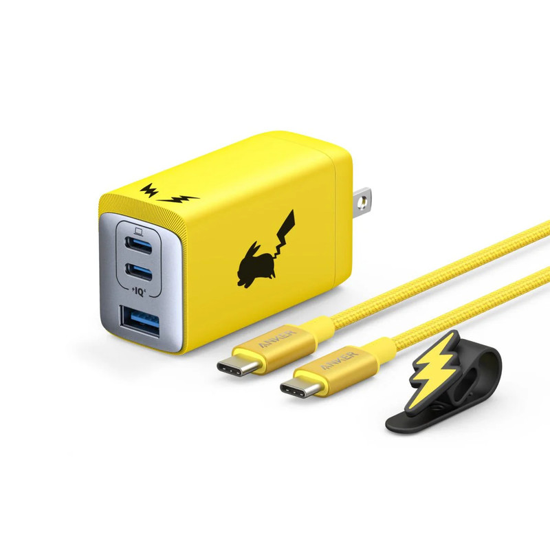 Anker Pokemon Pikachu Edition 65W Charger - JPN - شاحن بوكيمون